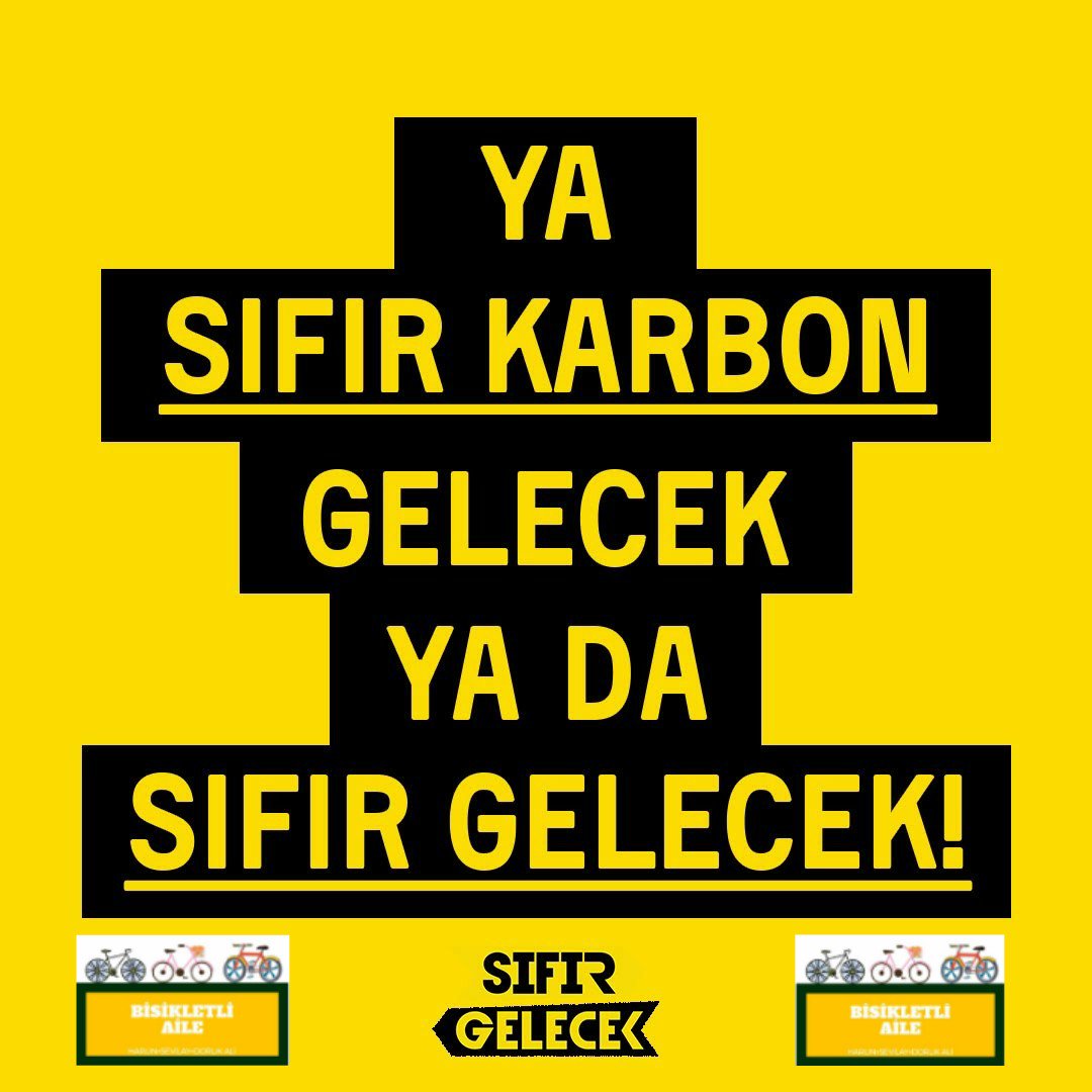 Bisikletli Aile 20 Eylül İklim grevine destek veriyor.  #20eylüli̇klimgrevi #biliminardındabirleş #fridaysforfuture #iklimiçin #iklimgrevi #iklimiçinbirleş #bisikletliaile @sifirgelecek @350turkiye @bisikletliaile @HarunKaplan  @GretaThunberg