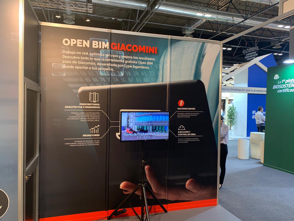 OpenBIMsystems's tweet photo. #REBUILD2019 - "Trabaja en red, optimiza recursos y mejora los resultados. Descubre todo lo que la herramienta gratuita Open BIM Giacomini, desarrollada por @cypesoftware puede aportar a tus proyectos." 

📌Stand B240 Giacomini - @giaco_esp - de la @rebuildexpo 2019. https://t.co/W4Kn2i6WvA