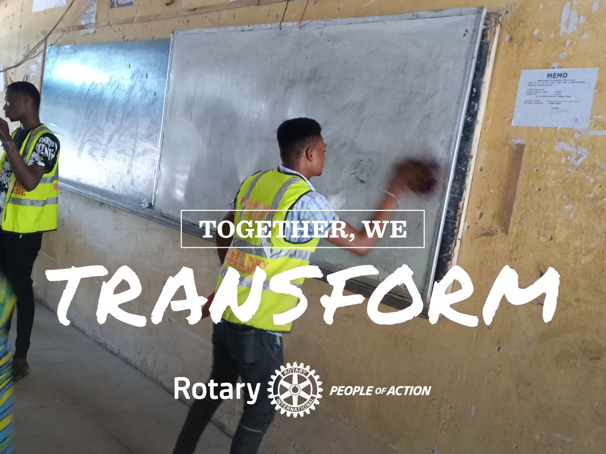 rotafedpolynek's tweet photo. Together we get it done...
Rotaract Club of Federal Polytechnic Nekede https://t.co/qN6ue1kPZc