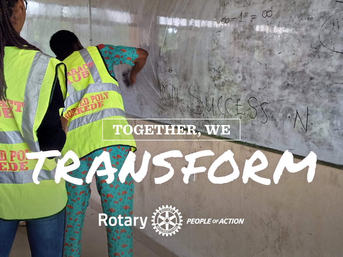 rotafedpolynek's tweet photo. Together we get it done...
Rotaract Club of Federal Polytechnic Nekede https://t.co/qN6ue1kPZc