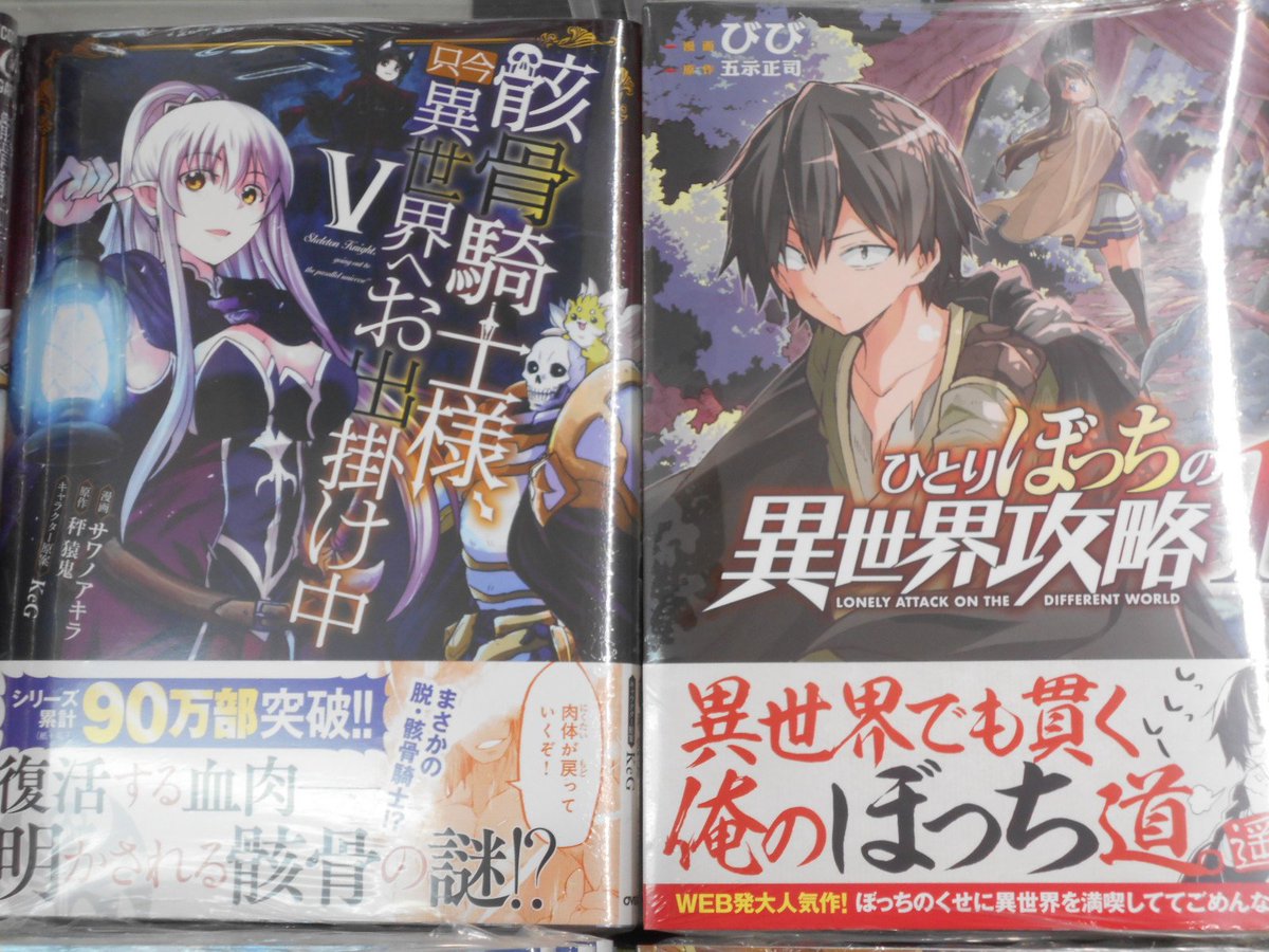 アニメイト富山 Twitter પર 書籍入荷情報 異世界で土地を買って農場を作ろう4巻 勇者ちゃんが帰らない 1巻 骸骨騎士様 只今異世界へお出掛け中 5巻 ひとりぼっちの異世界攻略1巻 本日入荷とや