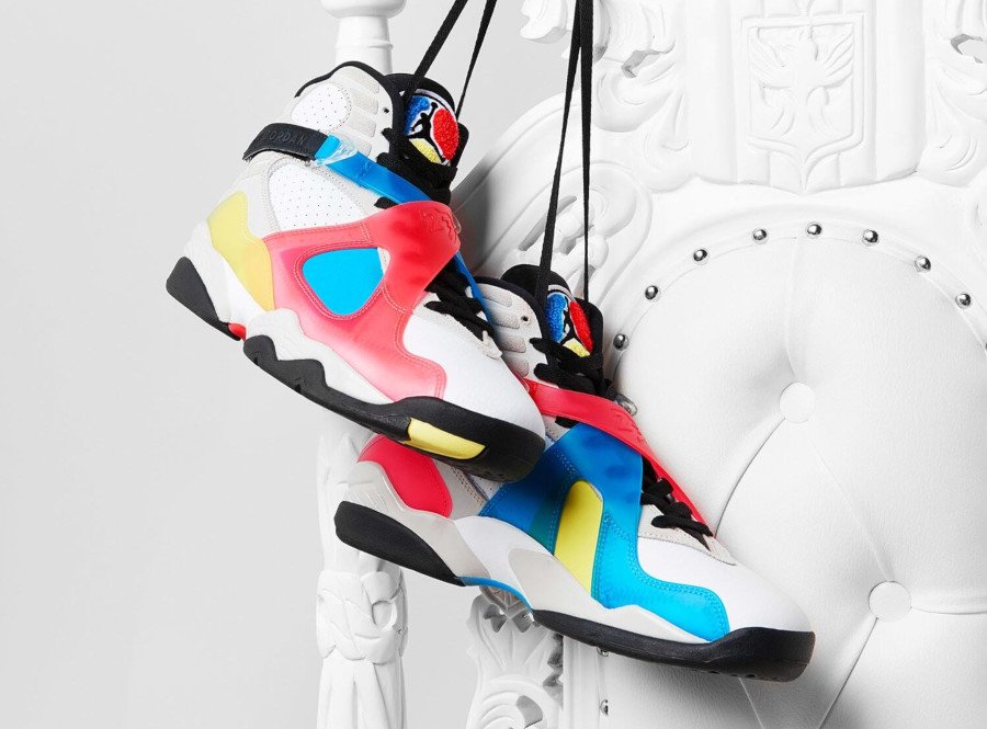jordan retro 8 multicolor
