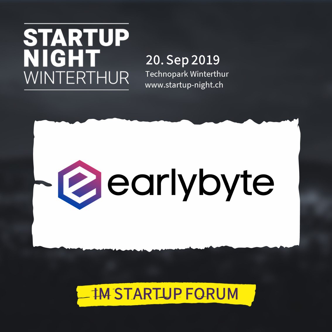 earlybyte_ch's tweet photo. Meet us this Friday at the Startup Night in Winterthur. Come to our booth and learn more about our projects and how we are implementing digitization today. Don't be late, be lean. 
 #dontbelate #dontbelatebelean @ECWinterthur #startups #earlybyte #winterthur https://t.co/sVCojzZG2c
