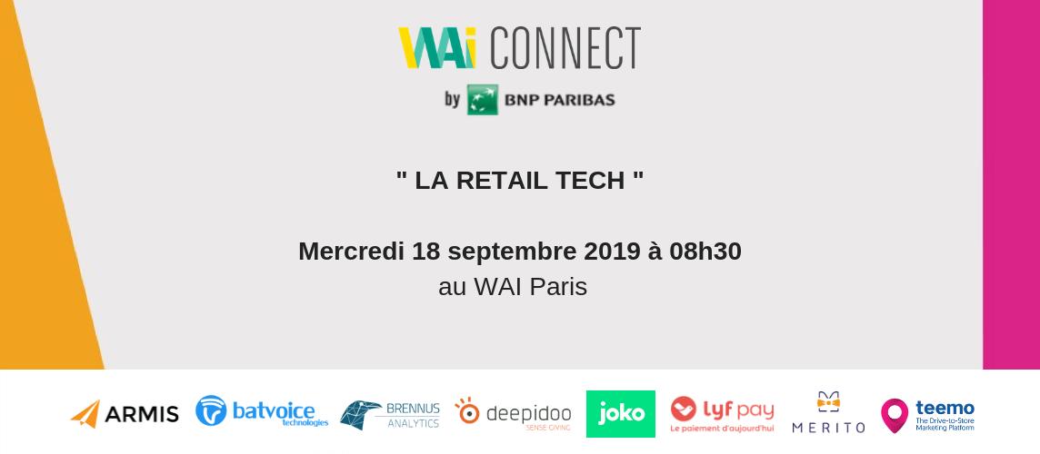 À une époque où l’on achète en un clic, le #commerce traditionnel doit améliorer son #offre et proposer des #expériences que les #consommateurs ne peuvent pas nécessairement obtenir en ligne. C'est l’objet de notre #WAIConnect spécial #RetailTech à suivre dès maintenant ! 🛍️🛒