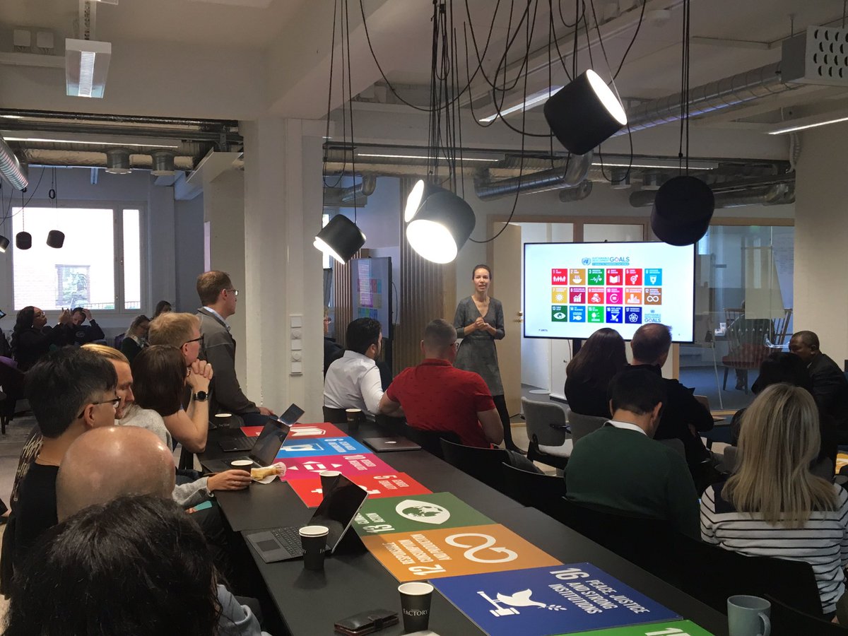 CamiLaitinen's tweet photo. Focus on Sustainable Development Goals and impact @UN Technology and Innovation Lab together with @xedu_co. Thanks UNTIL for inviting us! #seb #SDGs #DoWhatYouCant #impactday @marjacarlsson https://t.co/z8t8oiNBLe