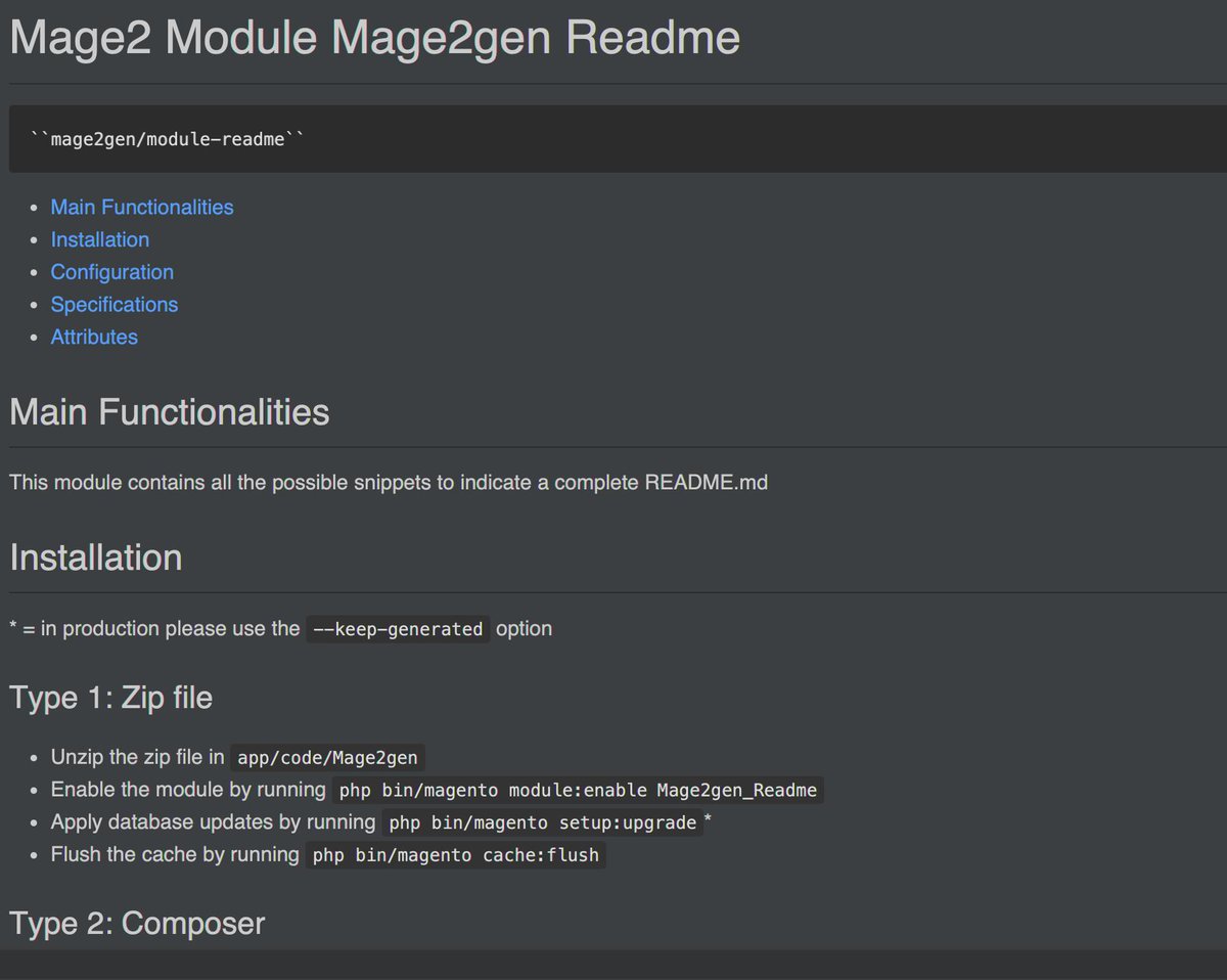 mage2gen's tweet photo. Does your projectmanager also ask you to write documentation for your modules?

Let me help you by generating a https://t.co/LpFOfvEwpk for you based on your snippets!

Does it make you a lazy developer or an efficient one?

#generatingdeveloper #magento2 #documentation https://t.co/PZJgIFyb1D