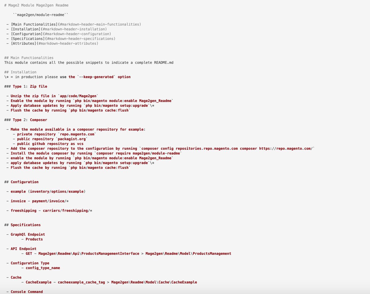 mage2gen's tweet photo. Does your projectmanager also ask you to write documentation for your modules?

Let me help you by generating a https://t.co/LpFOfvEwpk for you based on your snippets!

Does it make you a lazy developer or an efficient one?

#generatingdeveloper #magento2 #documentation https://t.co/PZJgIFyb1D
