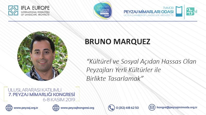 Uluslararası Katılımlı Peyzaj Mimarlığı 7. Kongresi‘nde Wellington Victoria Üniversitesi Mimarlık Fakültesi Peyzaj Mimarlığı Bölümü Başkanı BRUNO MARQUEZ davetli konuşmacı olarak yer alacak.

#kolektifbellek
#peyzajmimarligikongresi

Detaylı bilgi için--> peyzajkongresi.org