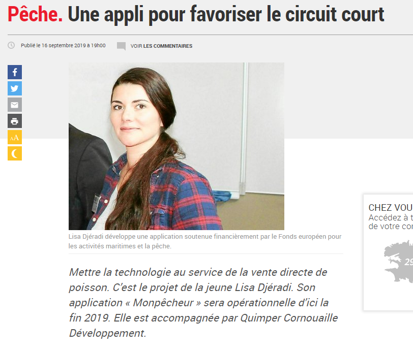 EU_FAMENET's tweet photo. Here's a piece on an app connecting consumers w/ sea professionals. Cornouaille FLAG🇫🇷 presented MonPêcheur at our last seminar #FARNETsmart.
👉https://t.co/8Upi3MXhc1
More smart innovations in #fisheries #aquaculture & #coastal areas on our seminar page
👉https://t.co/CA24YCOdjK https://t.co/5xhwNSEUoa