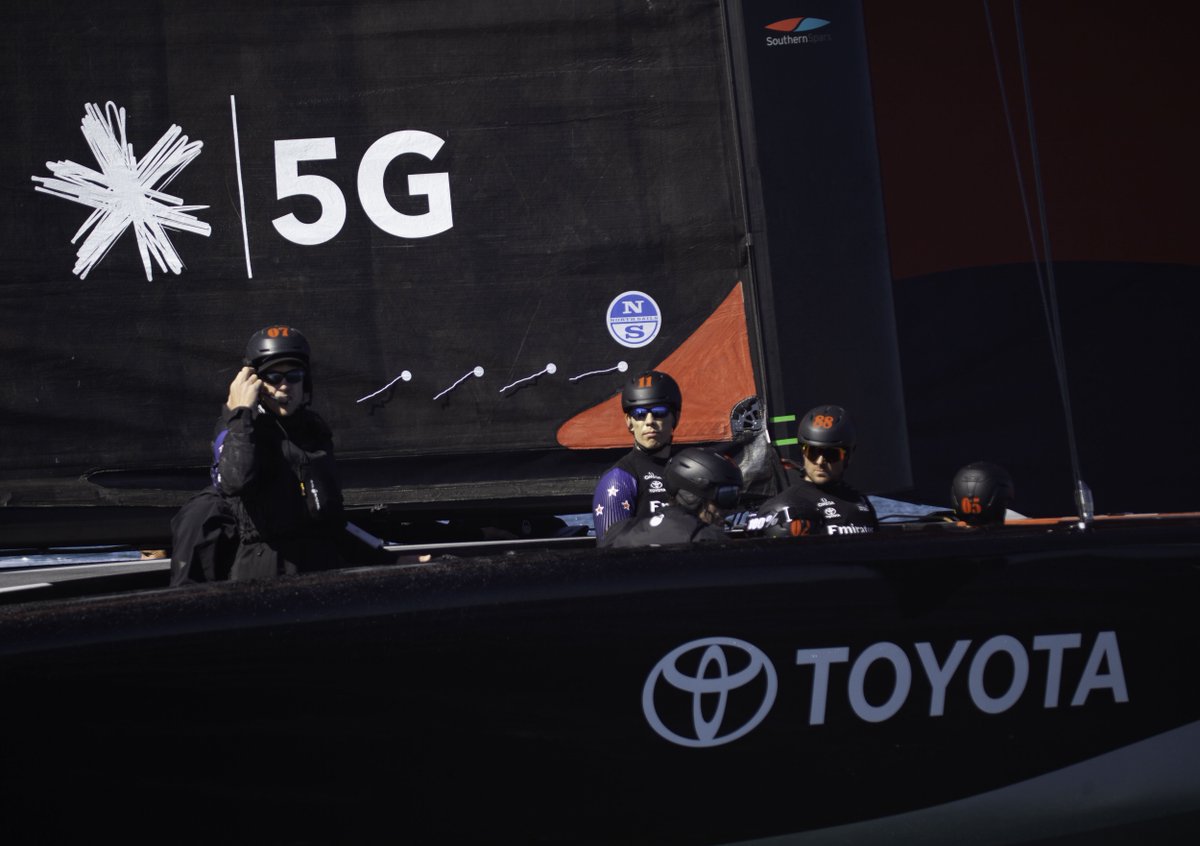 Te Aihe flies.
It is always a very special moment for the team see a boat rise up out of the water for the first time.
The first of many significant boxes to tick. Early days.