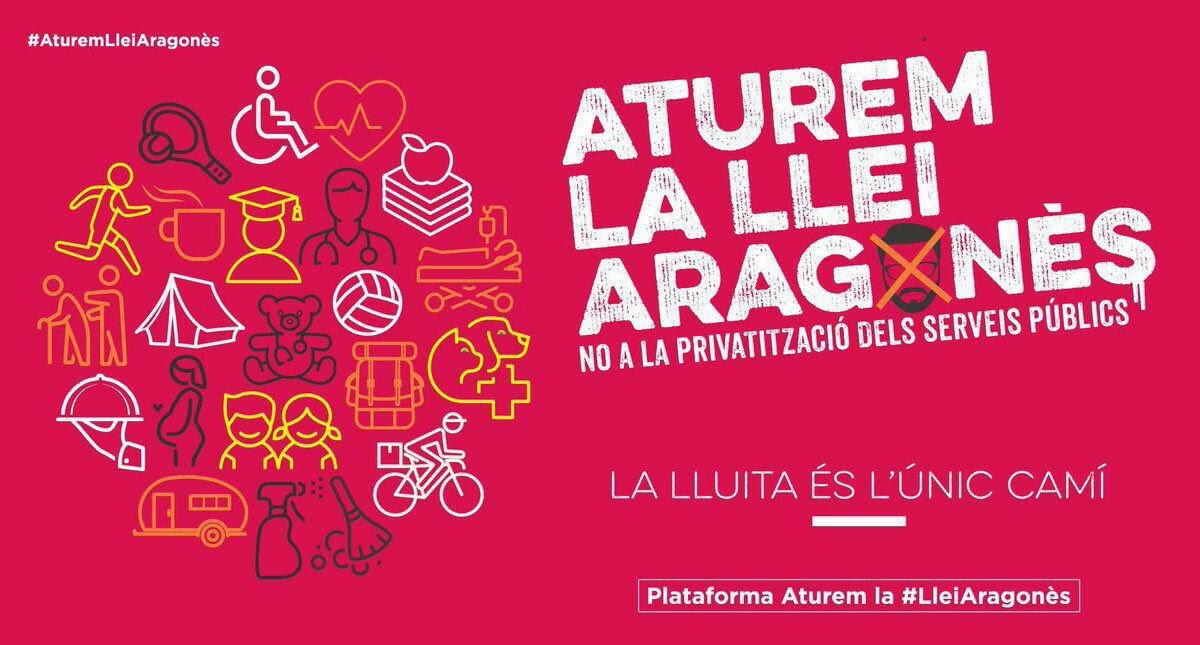 PublicsServeis's tweet photo. A SABADELL ATUREM LA LLEI ARAGONÈS
divendres 20 de Setembre, a  les 19 ens trobarem al c/  Raval de Fora  43  per organitzar-nos per fer-hi front! Més d'una desena d'entitats i organitzacions de la ciutat ja s'han sumat a aquesta iniciativa. https://t.co/2EGE9hTbrP