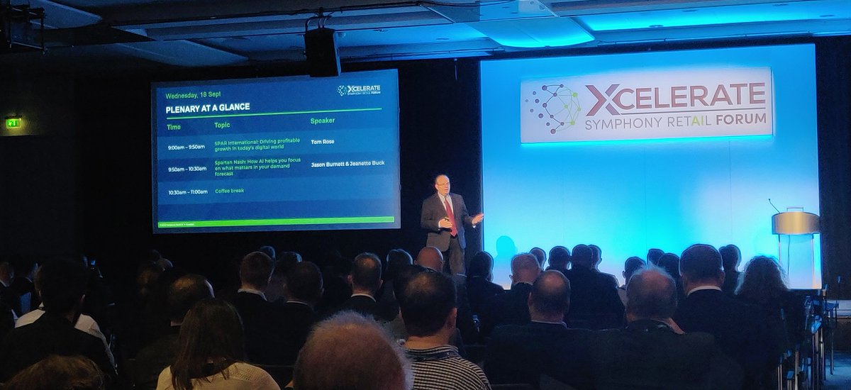 SymphonyRetail's tweet photo. Day 2!! @KSterneckert and I are so excited to hear from more great speakers this morning 🙌 #XcelerateRetail https://t.co/1Hfl4EHCBR