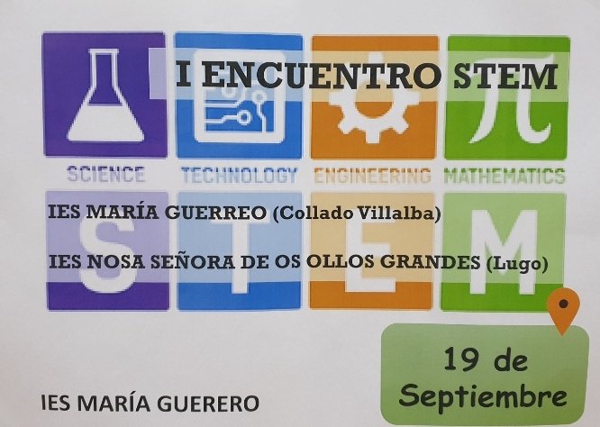 Muy emocionados por la visita de nuestros compañeros del <a href="/iesollosgrandes/">IES Ollos Grandes</a> al <a href="/ismariaguerrero/">IES María Guerrero</a> , para el Primer Encuentro #STEM Atentos a las retransmisiones en directo Jueves 19 de septiembre. Agradecemos difusión #STEMadrid  @CTIFMadridOeste