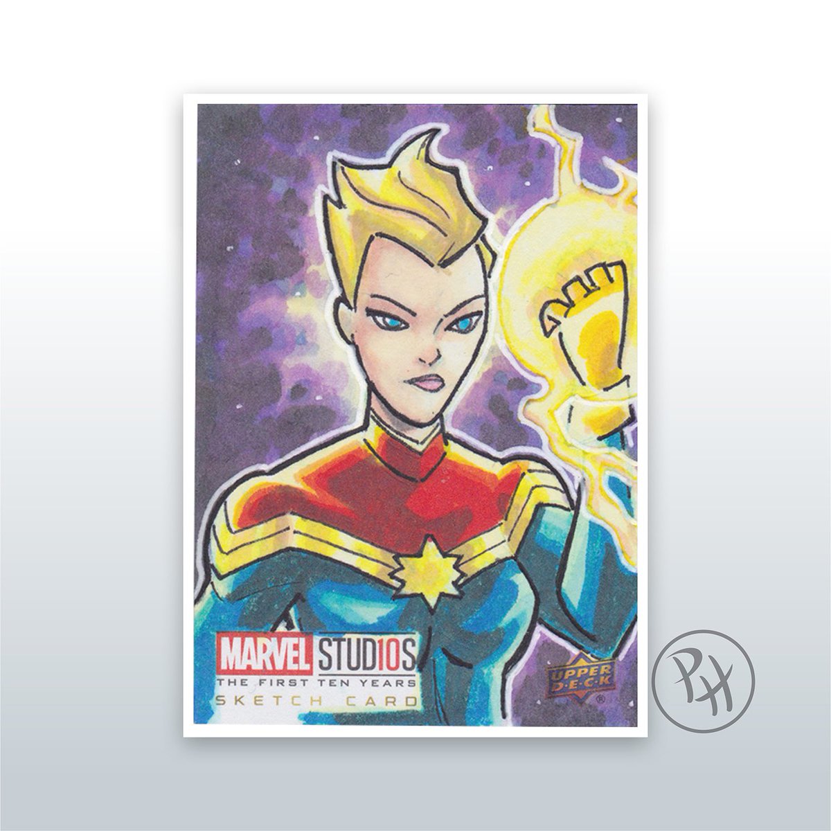 Pjhill81's tweet photo. After all the Marvel sets I have done I finally did Nick Fury for @UpperDeckEnt Marvel 10th Anniversary set
Which version is your favourite?
.
#nickfury #blackpanther #CaptainMarvel #mcu10 #mcu10years #upperdeck #sketchcards #markerart #tradingcards #marvel https://t.co/IxLrSxyAzy