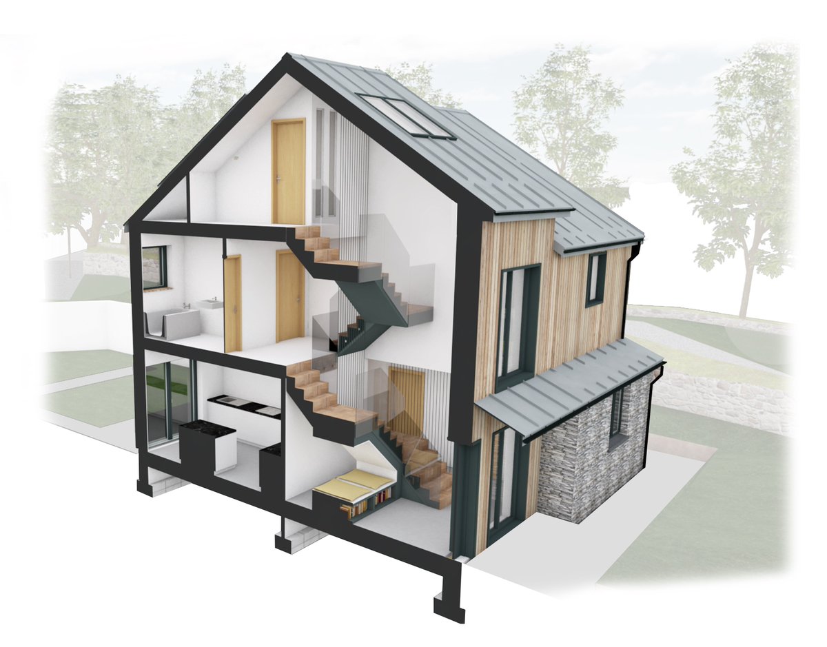 We create imagery using our 3D software to provide clear visualisations for consideration at planning stage, and to assist our clients, furniture designers and contractors see detail clearly.

#3Dsection #CAD #archicad #architect #design #architecturaltechnician