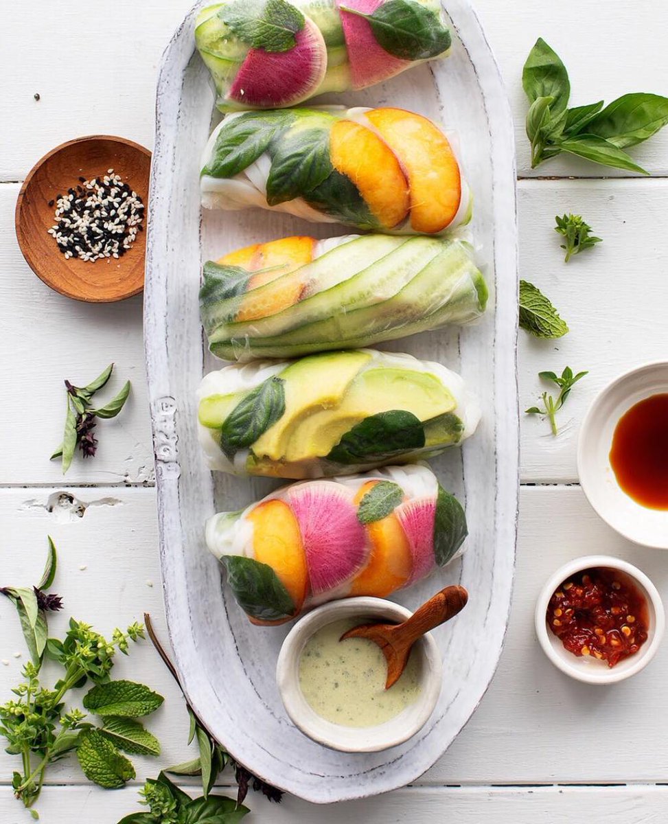 HowMeals's tweet photo. When it’s too hot to cook, you gotta get to rollin’! Peach, Avocado and Radish S… https://t.co/PpezSLlEUo https://t.co/7B4OD3FAWC