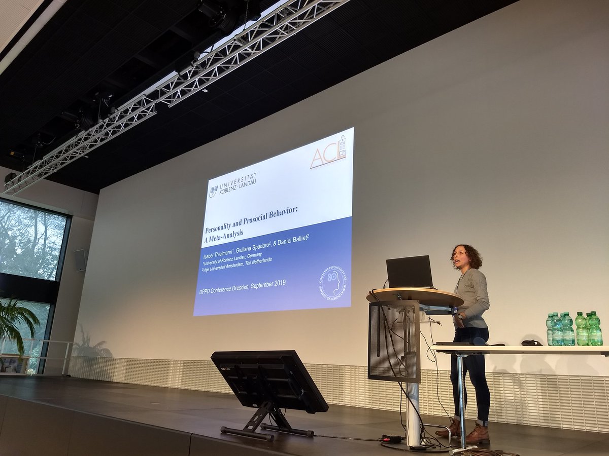 simoncolumbus's tweet photo. Isabel Thielmann kicking off our state-of-the-art session on economic games for personality psychology at #dppd2019 https://t.co/CM6IF8YekR