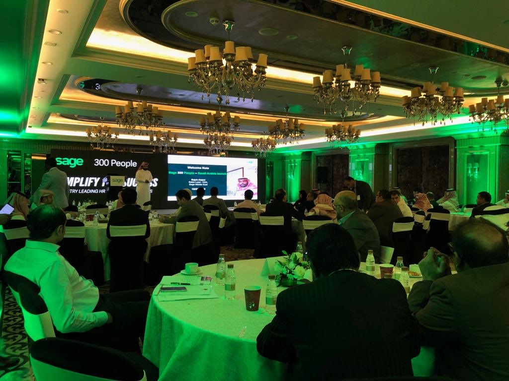 HiathamDARA's tweet photo. #300People big Launch in KSA today, all what you need for your HR and payroll operations in one integrated localized and Arabized solution #simplifyforsucess #hr #hrms #sage @sage @SageMiddleEast https://t.co/TrQmwex58H
