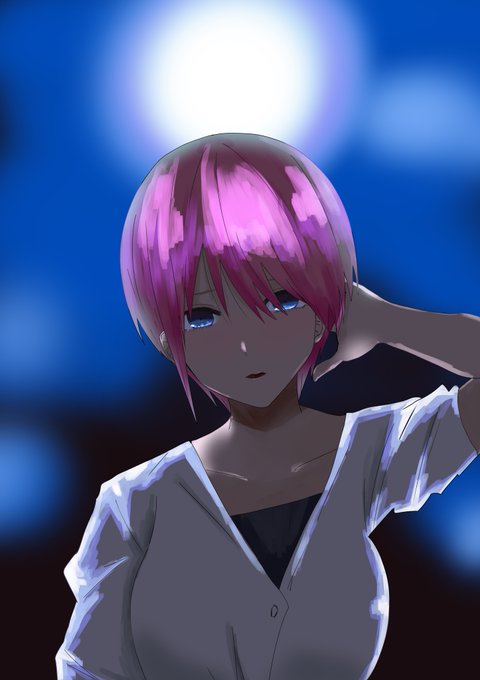 kiramekiさんがTwitterに投稿した中野一花(五等分の花嫁)のイラスト。