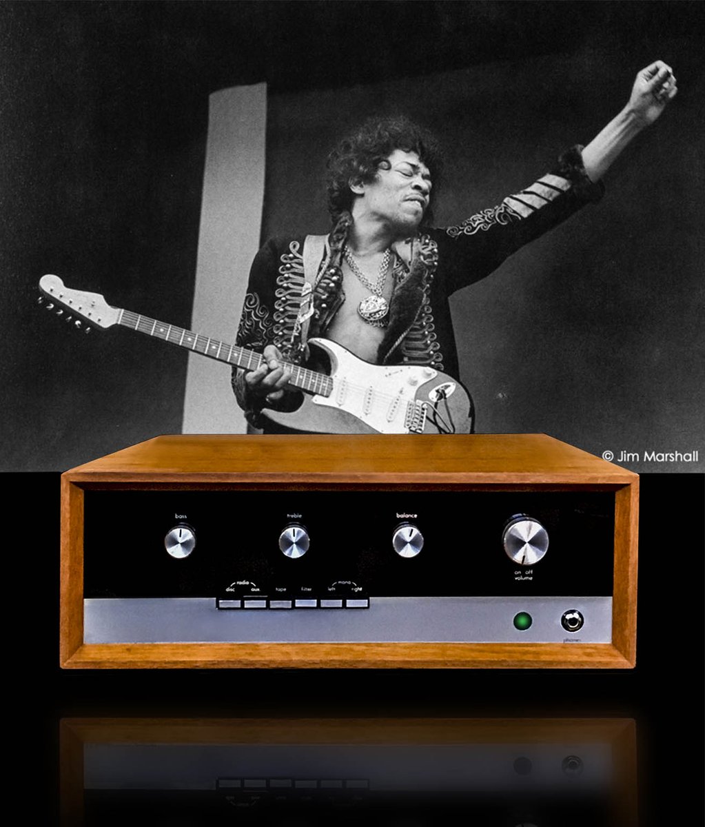 It's forty nine years ago today that #JimiHendrix last played his famous E7#9 on a Fender Stratocaster. No doubt people were showing their respects by re-living the 'experience' on the J E Sugden #A21.