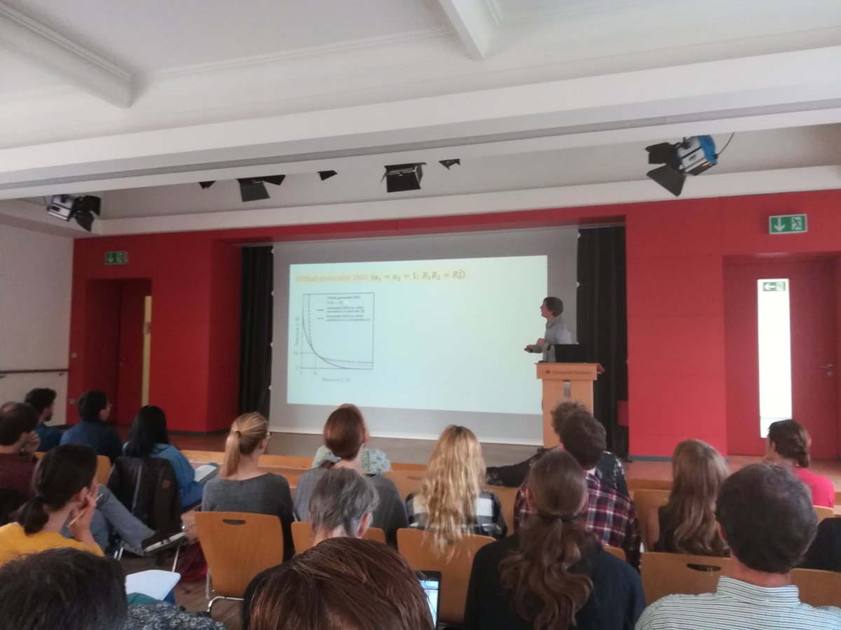 hhillebr1's tweet photo. Great annual meeting by @dfg_public priority program #DynaTrait with inspiring talks (here: Sebastian Diehl Umeå Univ. on metacommunities) and discussions on trait variance & community dynamics. @MarenStriebel @ICBM_uol https://t.co/OffiEnjIXq