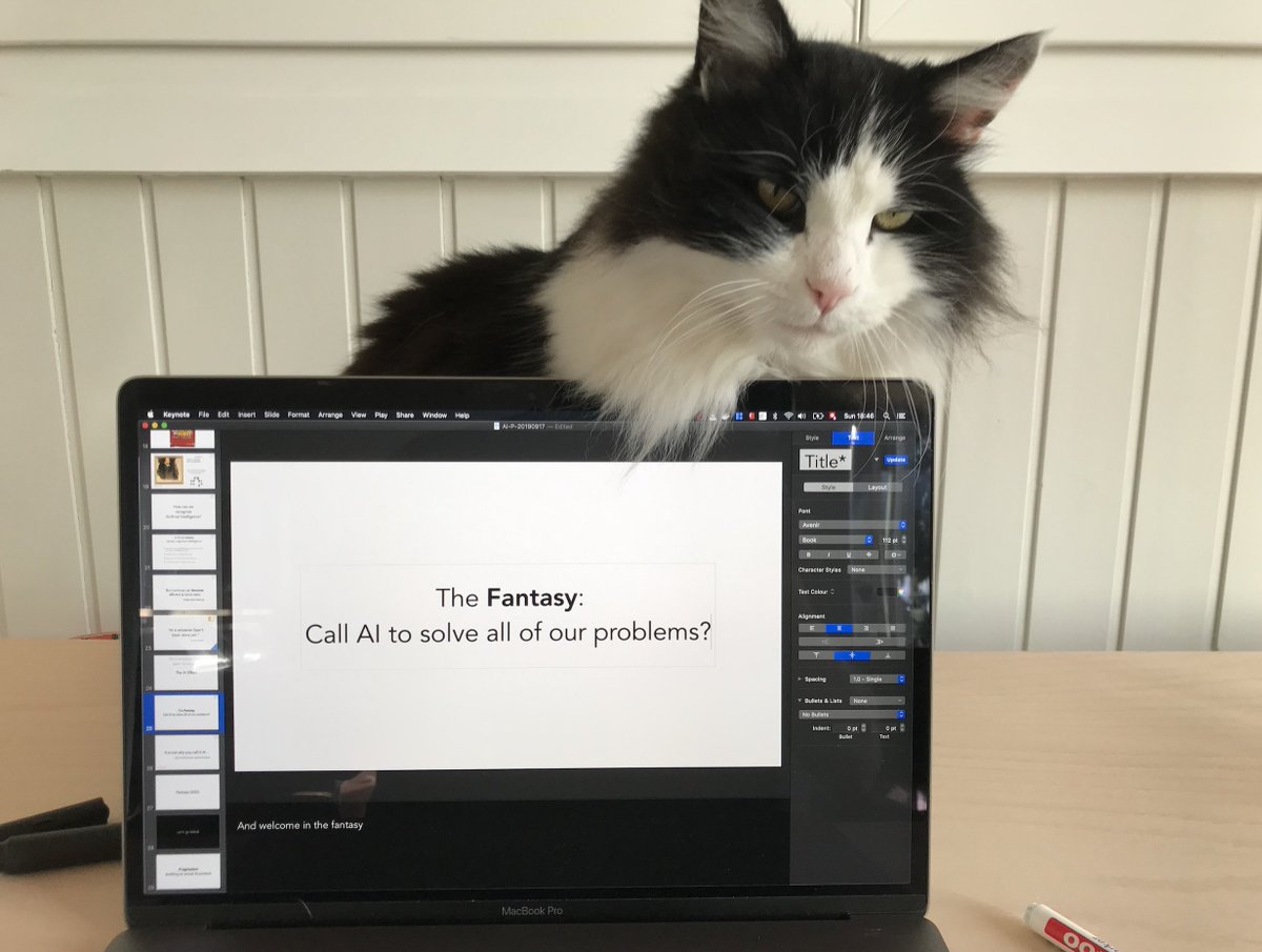 alex_mass's tweet photo. Preparing an introduction talk on AI for a local private bank... One is doubtful. https://t.co/ibTu4PdFD0
