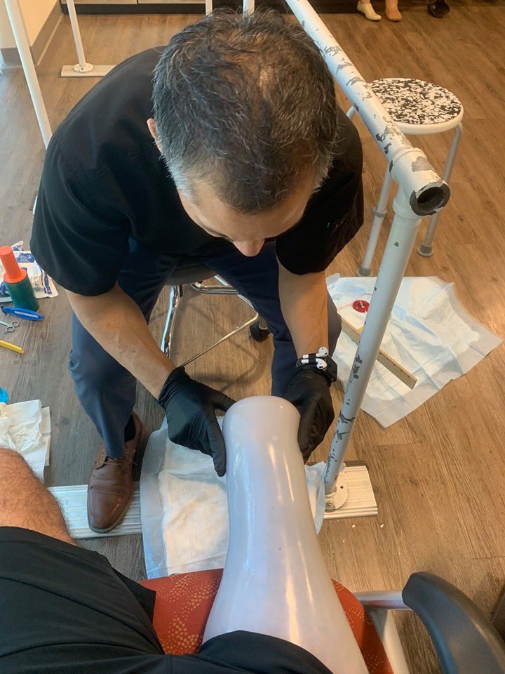 After losing a limb in a motorcycle accident at age 16, Mo, an avid runner, has not hit the pavement running in 21 years.  We couldn't be more thrilled to help this Newport Beach, CA guy get back to an activity he loves!  Here's Mo being fitted! #LiveYourLife