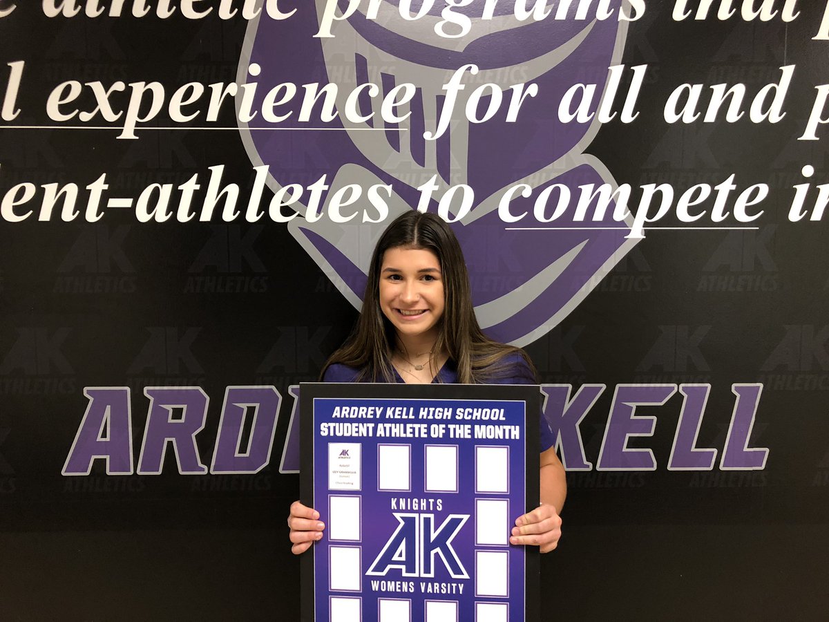 AKSportsInfo's tweet photo. Congrats to Junior Cheerleader Izzy Gramaglia on being named AK Athletics Female Student-Athlete of the Month for August! 👊 #SpiritHands https://t.co/8Y4J4JK9zV