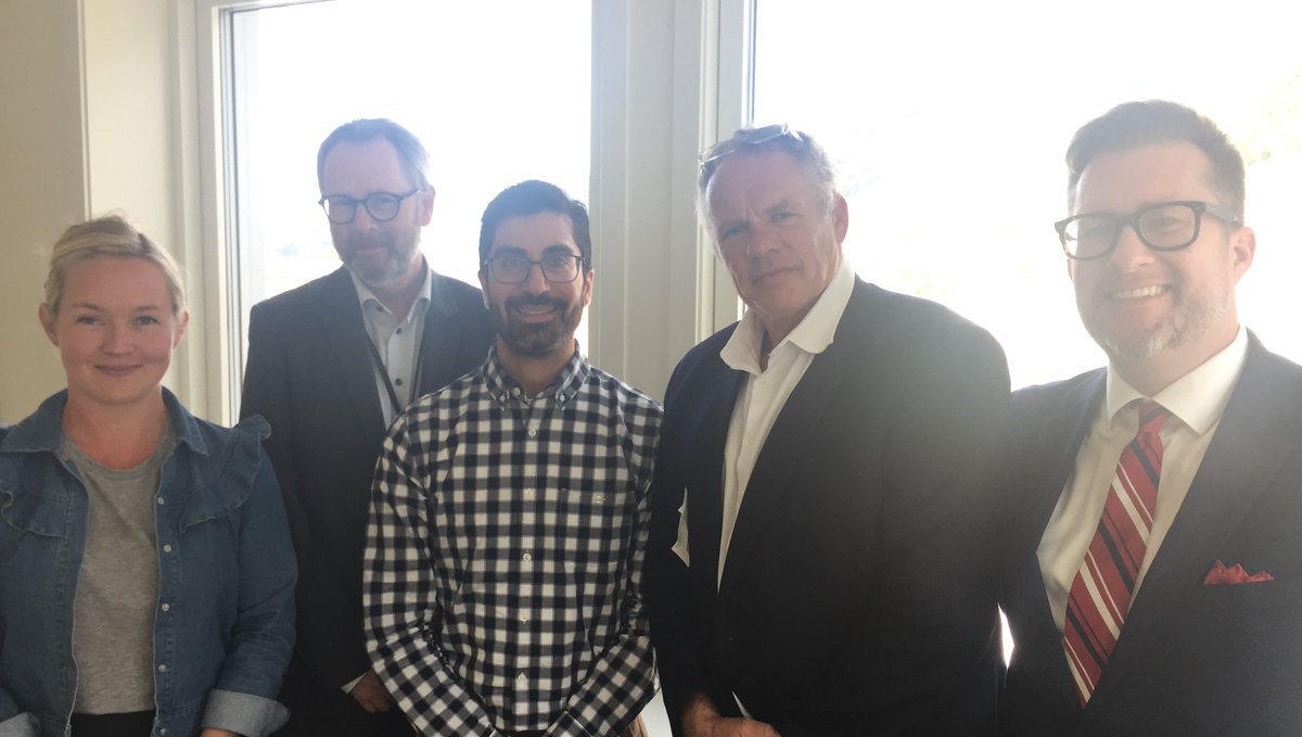 fulbrightboard's tweet photo. Board Member Rudy Mehrbani met with #Fulbright alumni, the @FulbrightNorway team, and @usembassyoslo to commemorate 70 years of @FulbrightPrgrm in Norway. https://t.co/fiqjZ8uZtq