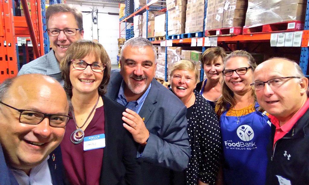 berryonline's tweet photo. An early but amazing morning at @FoodBankWatReg for the annual #WafflesInTheWarehouse fundraiser. $1 provides three meals. The Food Bank serves almost 35000 people through more than 100+ local agencies &amp; programs. Support @wendic1 &amp; her team - donate here: https://t.co/Tlvz7UqCBi https://t.co/9xzGyDZvCR