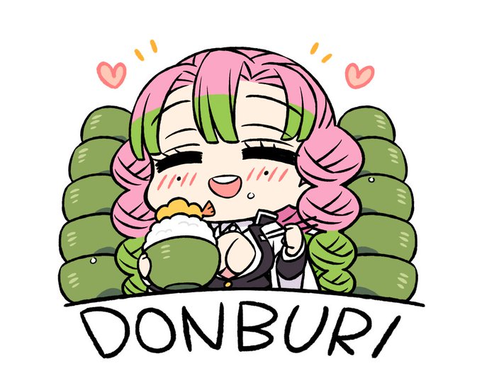CHANxCOさんがTwitterに投稿した甘露寺蜜璃(鬼滅の刃)のイラスト。