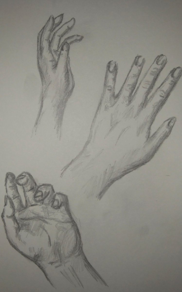 studying my left hand using my right, shit's hard #artph #handsketch