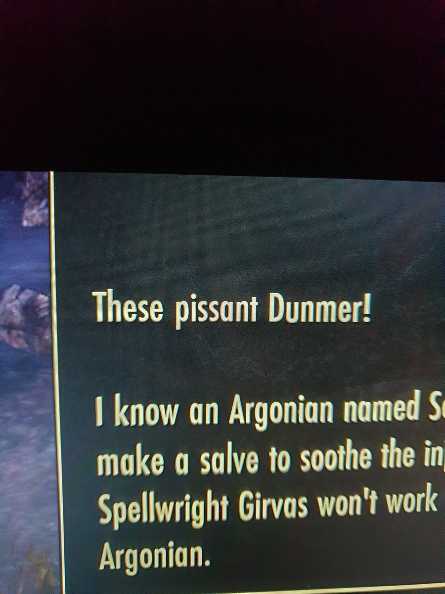 ThreeDrunk's tweet image. Gotta love some of the dialogue that pops up in eso.
