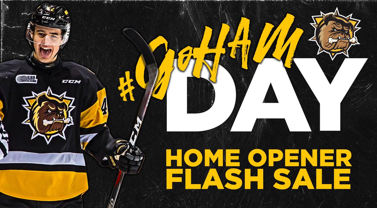 DarrArno's tweet photo. The Bulldogs are back! Tickets are as low as $15 – a savings of over 35% for ONE DAY ONLY.

Take advantage of this limited friends and family offer while tickets last.

Time to #GoHAM! Click here to purchase and share with your network too! https://t.co/RfZBO1a5TI https://t.co/Z8x5Dx5M1G
