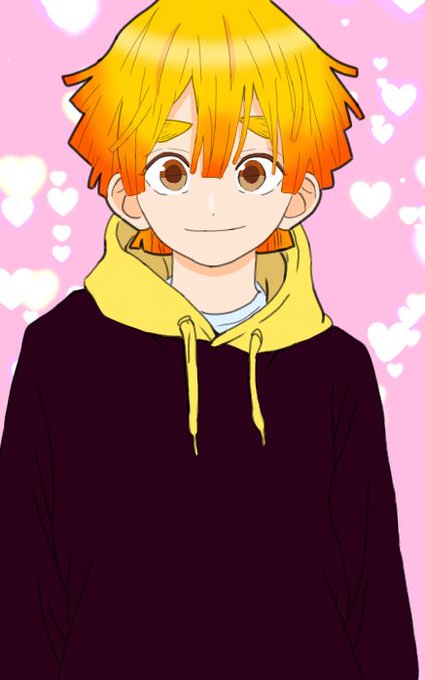 si~naさんがTwitterに投稿した我妻善逸(鬼滅の刃)のイラスト。