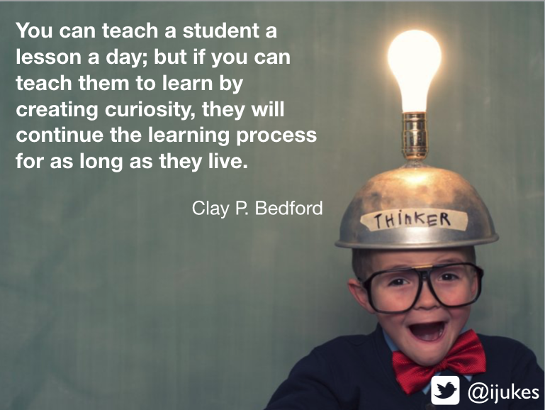 You can teach a student a lesson a day...