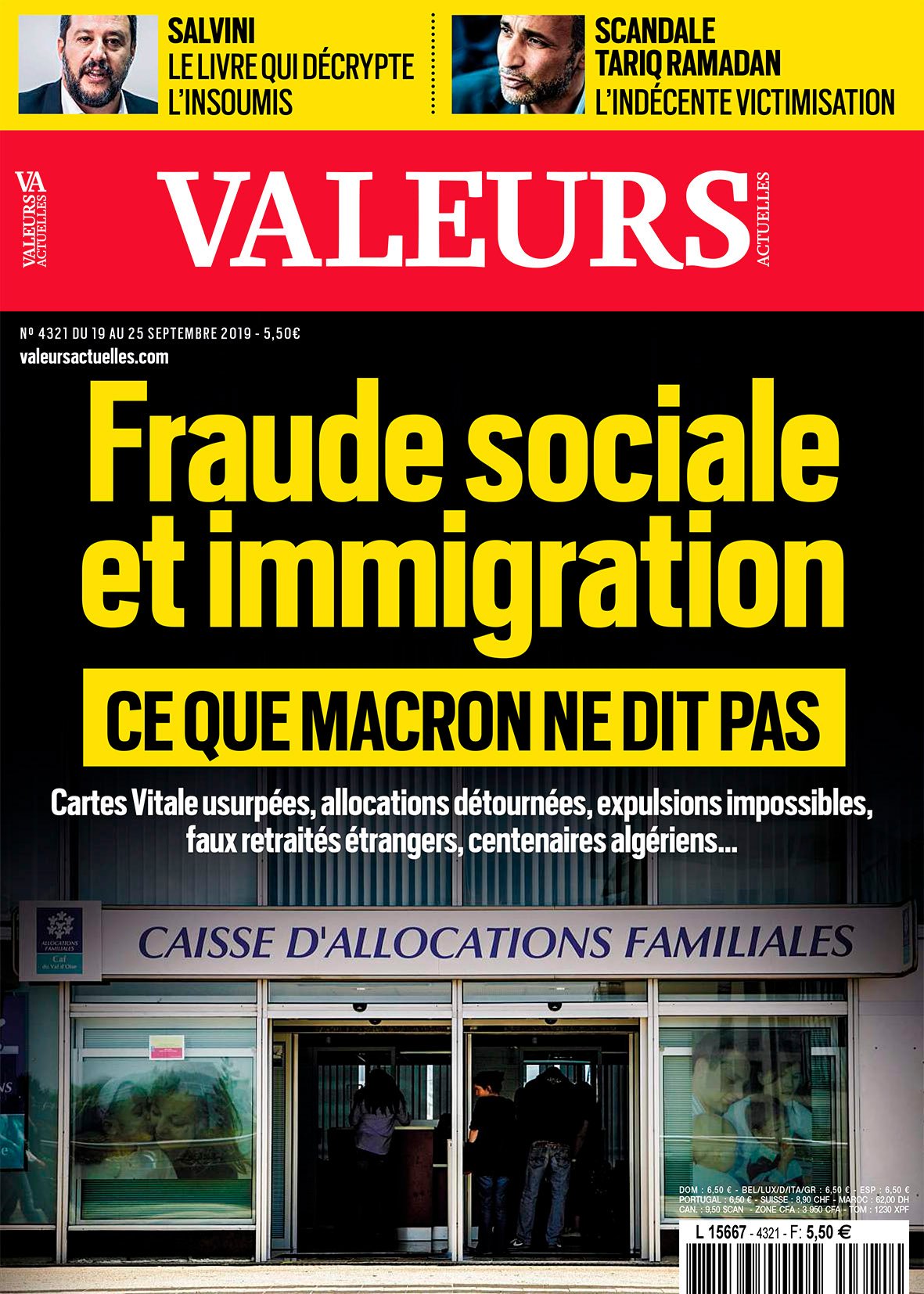 Valeurs actuelles ن على X: "[En couverture] Fraude sociale et immigration :  ce que Macron ne dit pas >> https://t.co/B0I9J9LzQB  https://t.co/I6CaROGqKP" / X