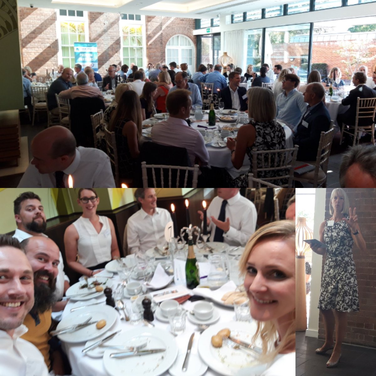 jamescourt77's tweet photo. Great to be at the @exeterchamber lunch today at the lovely @HDV_Exeter supporting the local #business #community #SMEs #Exeter Great talk from @LifeIsGood_Caro 👏👍 https://t.co/mceLYLkMFS