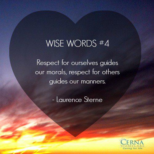 CernaInHomeCare's tweet image. #Respect breeds high morals &amp;amp; good manners. Can we get a 🙌 for that?!  #wisewednesday 
#lovewhereyouwork #cernahomecare #cernahealthcare