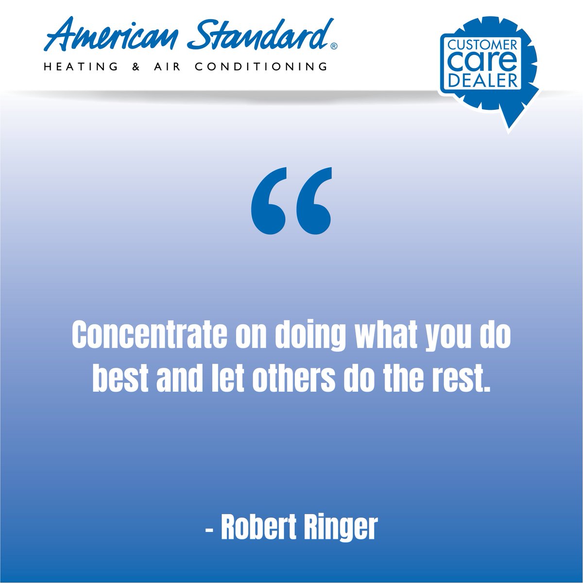 CCDealer's tweet photo. “Concentrate on doing what you do best and let others do the rest.” – Robert Ringer https://t.co/HttgtEXPFR