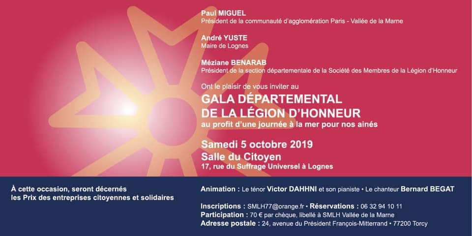 smlh77's tweet photo. La ville LOGNES capitale de la Section départementale de la Société des Membres de la Légion d’Honneur le 5 octobre pour le gala de bienfaisance au profit de nos aînés afin de leur offrir une journée à la mer. Pour votre participation: smlh77@orange.fr https://t.co/KhCsW05GjW