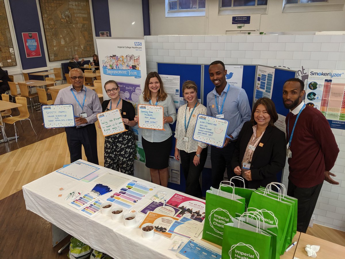 imperialqi's tweet photo. How are you speaking up for safety? Visit us at the restaurant at Hammersmith Hospital for the final day of #WorldPatientSafetyDay stalls #speakupforsafety #ImperialWPSD  @KatieRand87 @ma_mark https://t.co/X9HvoWStLP