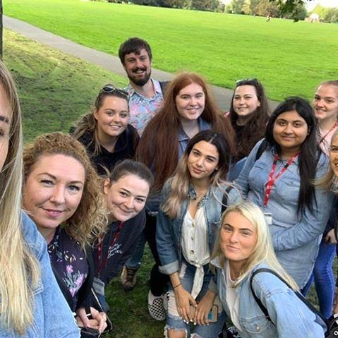 CommsCollab's tweet photo. Very proud to accompany our future health &amp; care practitioners on a 'thinking walk' around beautiful Moor Park yesterday @UCLanHealth @ParksInPreston #FDHSC #uclan https://t.co/TbLgljRZ8p