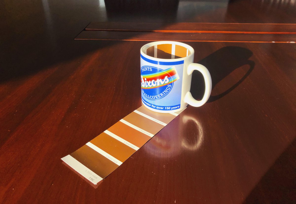 Colour charts have other uses too! 😉
What is your idea of the best 'Builders Brew'? ☕
#Buildersbrew #DIY