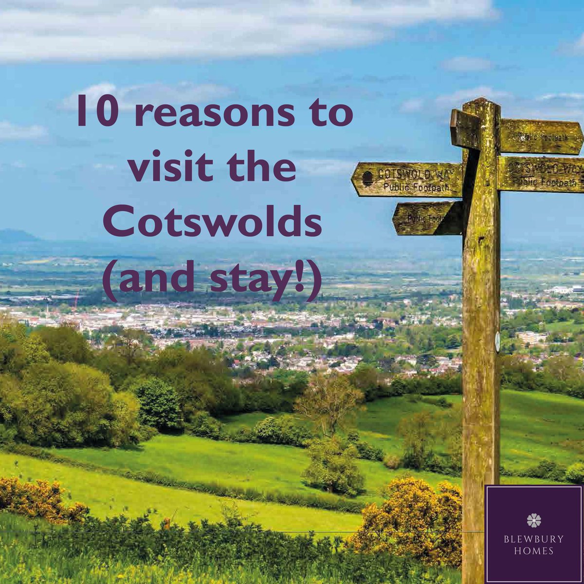 What is it about the Cotswolds that ensures it consistently ranks amongst the best places to live in the UK? 

Take a look at our 10 REASONS TO VISIT THE COTSWOLDS (AND STAY)... ow.ly/ioMD50wcH02 #cotswolds #blewburyhomes #blewburymews #stowonthewold #newbuild #relocate