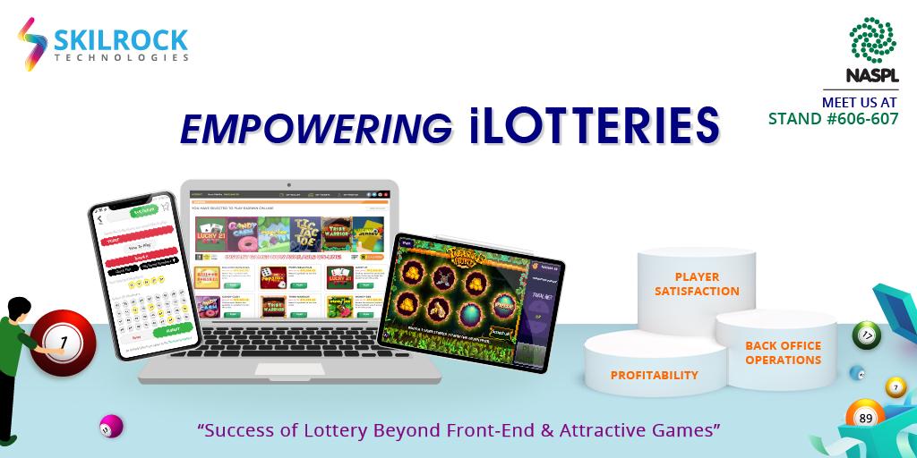 Skilrock's tweet photo. Success of Lottery Beyond Front-End &amp; Attractive Games. Visit us at NASPL to know more!
#Skilrock #lottery #ilottery #betting #gaming #naspl https://t.co/a4wSKWLKSd