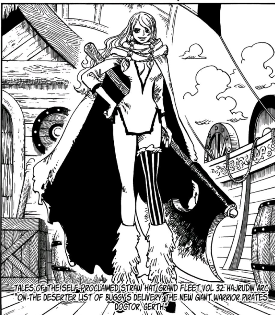 Franky's snake maybe is just a hint about the rebellion since it looks like the snake on papers passed around but why would Oda add the very distinct key outfit bit that we associate with the Kuja Pirates?BUT it also can be a hint about grand fleet? (Or it's nothing special )