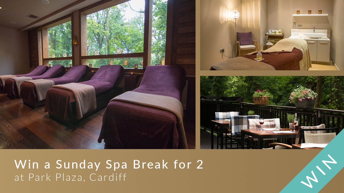 Spabreaks.com (@spabreaks) on Twitter photo We're giving you the chance to win a Dinner, Bed & Breakfast Sunday Spa Break at <a href="/ParkPlazaCardif/">Park Plaza Cardiff</a>! The prize includes one night’s dinner, bed and breakfast, plus two 25 minute treatments per person. To enter, follow us (<a href="/spabreaks/">Spabreaks.com</a>) and retweet this tweet #win #competition We're giving you the chance to win a Dinner, Bed & Breakfast Sunday Spa Break at <a href="/ParkPlazaCardif/">Park Plaza Cardiff</a>! The prize includes one night’s dinner, bed and breakfast, plus two 25 minute treatments per person. To enter, follow us (<a href="/spabreaks/">Spabreaks.com</a>) and retweet this tweet #win #competition