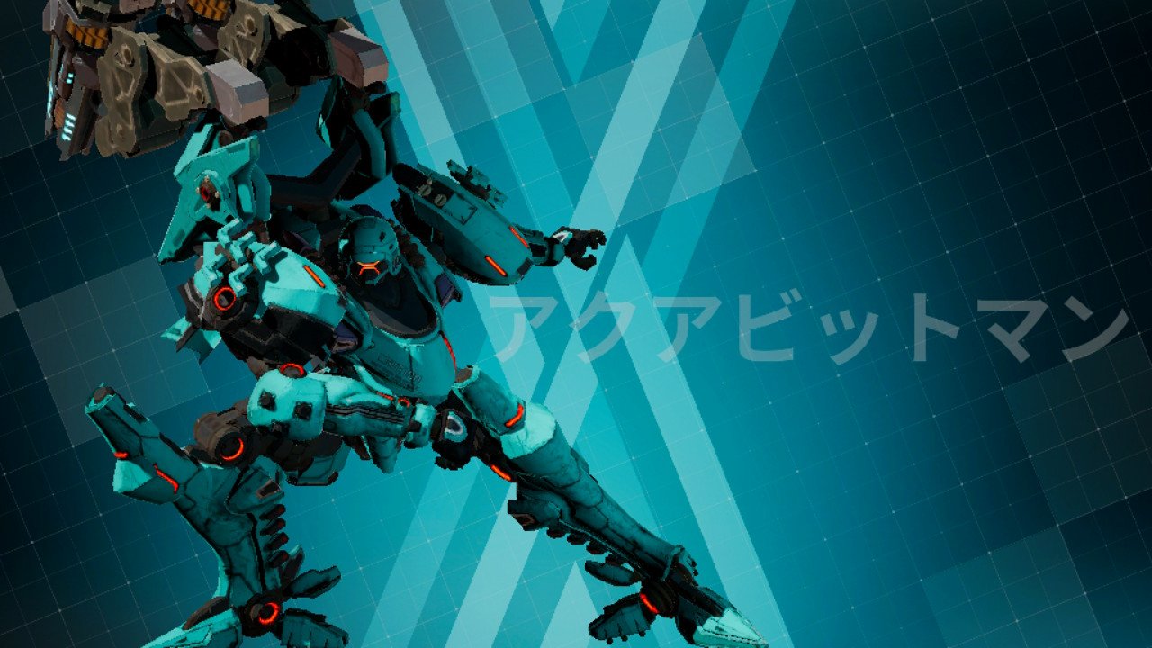 Luciy𓂀 デモンエクスマキナ Daemonxmachina 説明しよう アクアビットマンとはアーマード コアにおいてpa整波性能 Kp出力999を誇る最強のヒーローである 全てのパーツを可能な限りアクアビット製 ムリな物は同志レイレナードで構成されているぞ