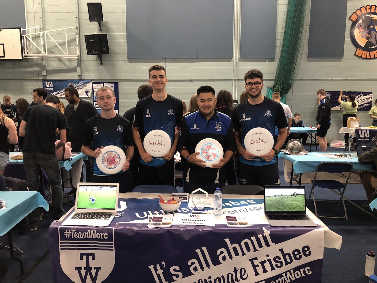 UltimateWorc's tweet photo. Make sure you stop by and check out our desk today at the Sports and Societies Fair! We look to meeting you all! 🥏 https://t.co/5gqSLr0zK5